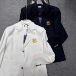 Gold Embroidery Blazer For Women - Image 3