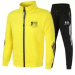Fashion Zipper Sports Tracksuits For Men - Image 4