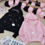 Trendy Bow Hoodies For Women