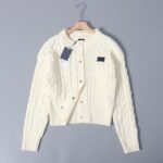 Casual Crew-Neck Cardigans For Women - Image 4