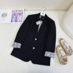 Classic Rolled Sleeve Blazer For Women