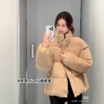 Casual Warm Crop Bomber Jackets For Women - Image 5