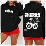 Long Sleeve Hooded Sweatshirt with Drawstring